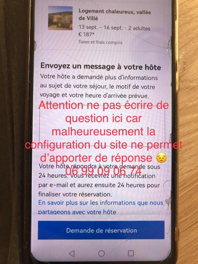 Logement Chaleureux, Vallee De Ville Steige Esterno foto